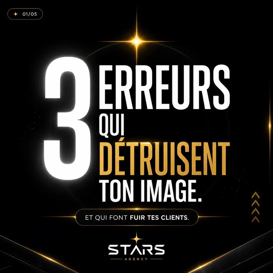 3 mistakes that damage your image